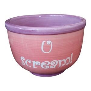 Ice Cream Bowl Pink And Purple